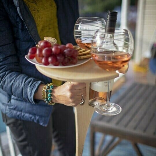 (🔥Last Day Promotion-60%OFF)🍷Outdoor Folding Wine Table(Buy 2 get 1 Free & Free shipping)