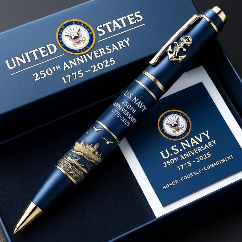 U.S. Navy 250th Anniversary Commemorative Pen