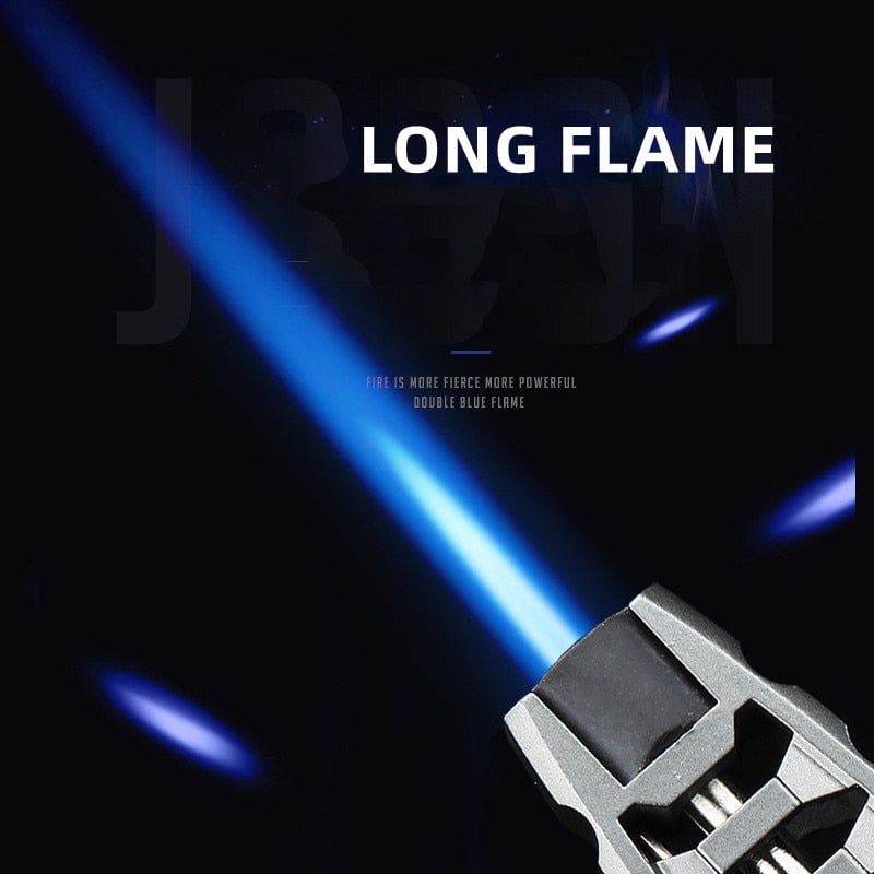 ⏰Last Day Clearance Event Sale 49% Windproof Straight Torch Blue Flame Lighter