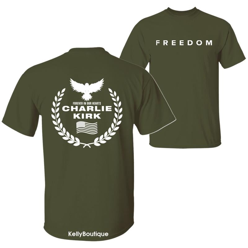 🙏60% OFF For Charlie's Fans - 🎗️🕊️Charlie Kirk Memorial T-shirt