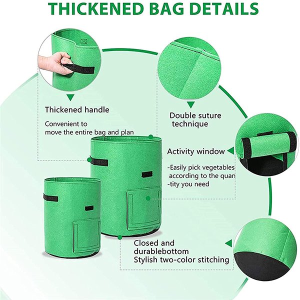 (🔥 Summer Hot Sale - 50% OFF) Fruits Vegetables Potato Grow Planter Bag, Buy 4 Get Extra 20% OFF