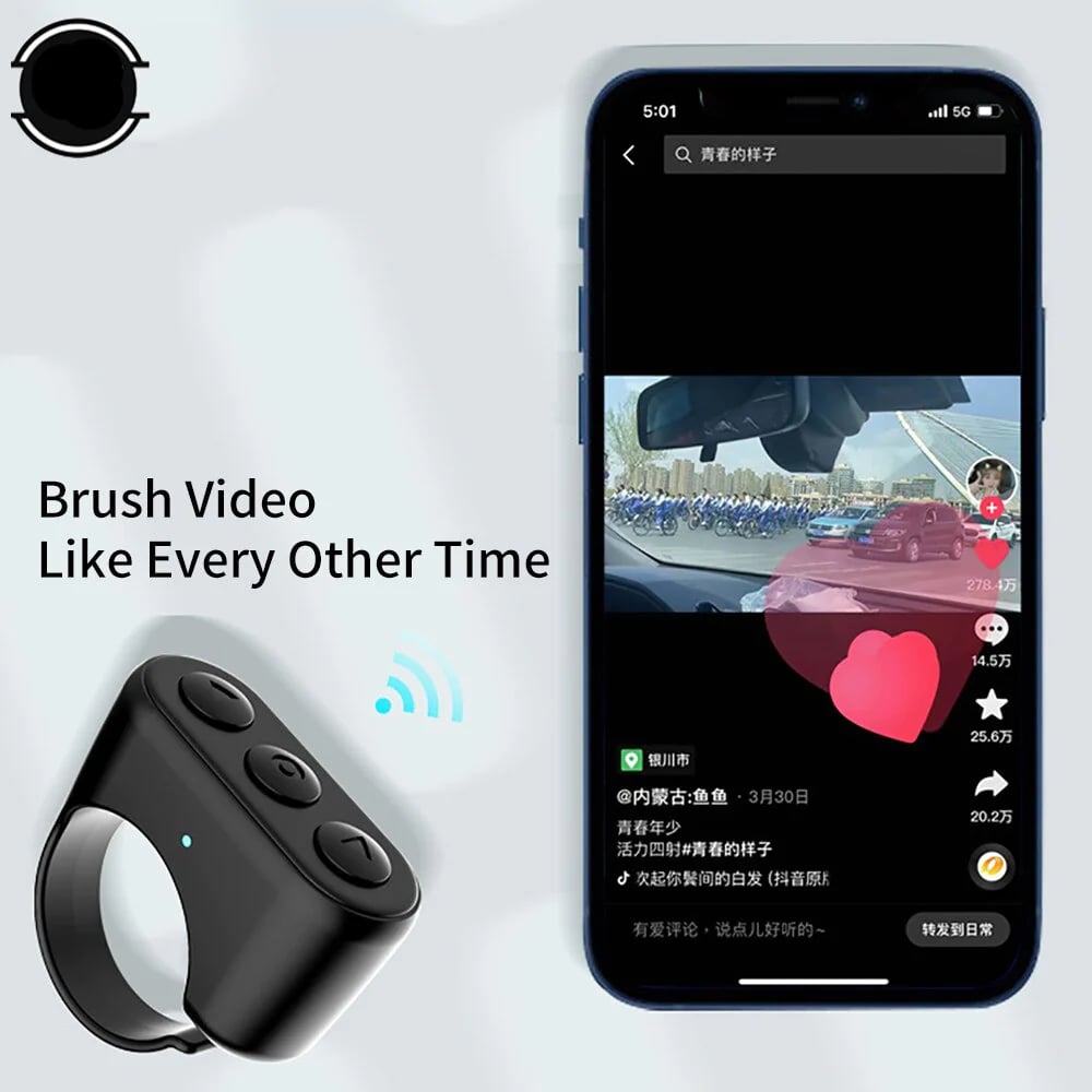 🔥Last Day Sale - 50% OFF🎁Bluetooth Remote Ring