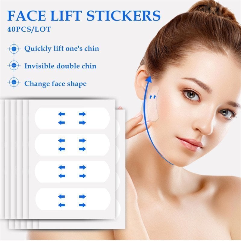 🔥Limited Time Sale 48% OFF🎉Invisible Face Lifter Tape✨Has a delicate V face