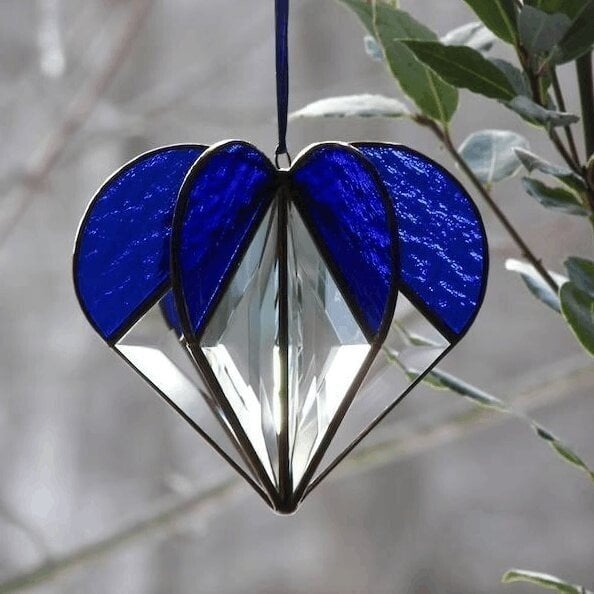 🔥Handmade Stained Heart-shaped Suncatcher-Buy 2 Get Free Shipping