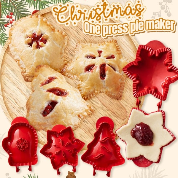 (🎄Early Christmas 50% OFF)- Christmas One-press Hand Pie Maker