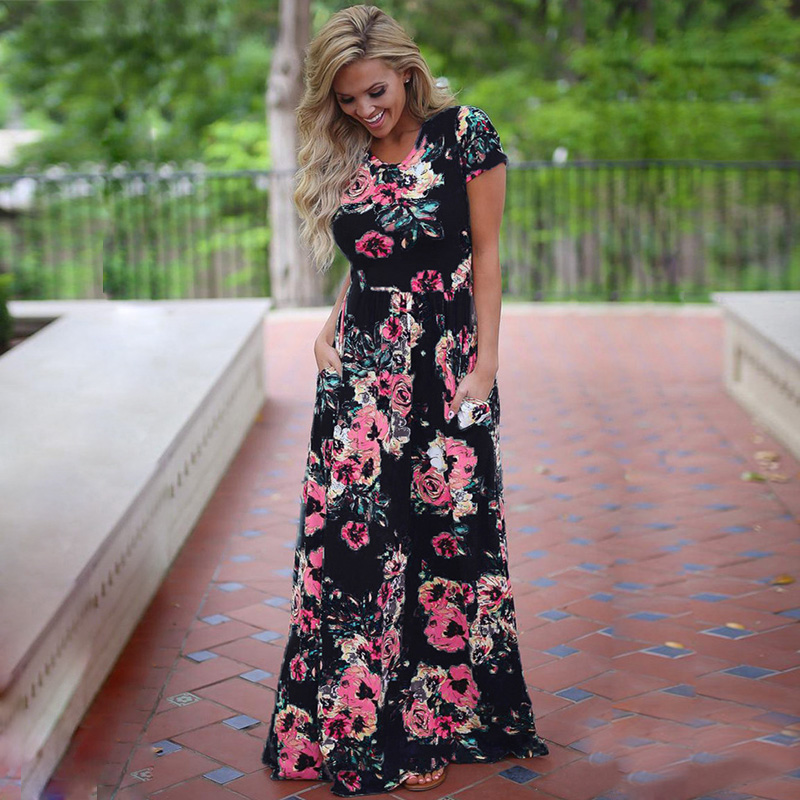 💝2023 Mother's Day Save 50% OFF🎁Floral Maxi Dress(BUY 2 GET FREE SHIPPING)