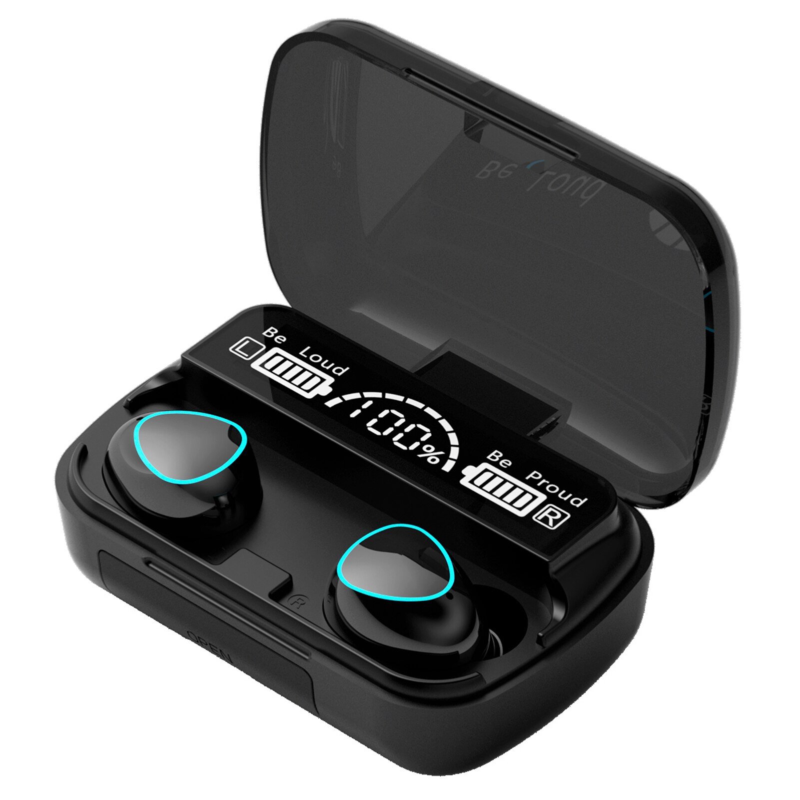 TWS BLUETOOTH 5.1 EARPHONES PRO WATERPROOF CHARGING BOX