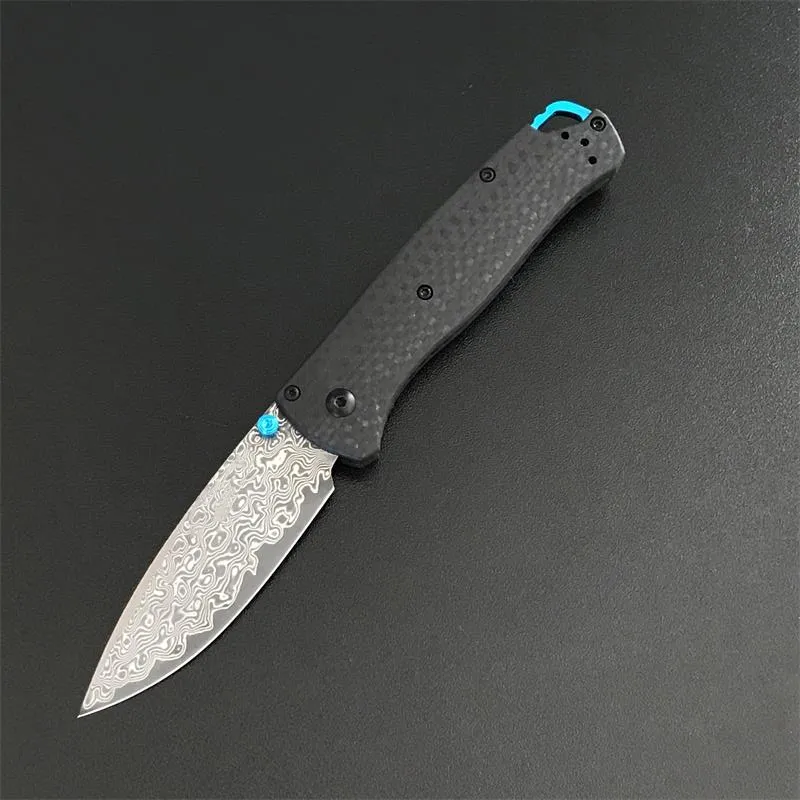 BM535C Vg10 Damascus Blade Carobon Fiber Handle Pocket Knife