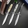 440C Stainless Steel Outdoor Folding Knife 4.1-Inch with Durable Shell Resin Handle