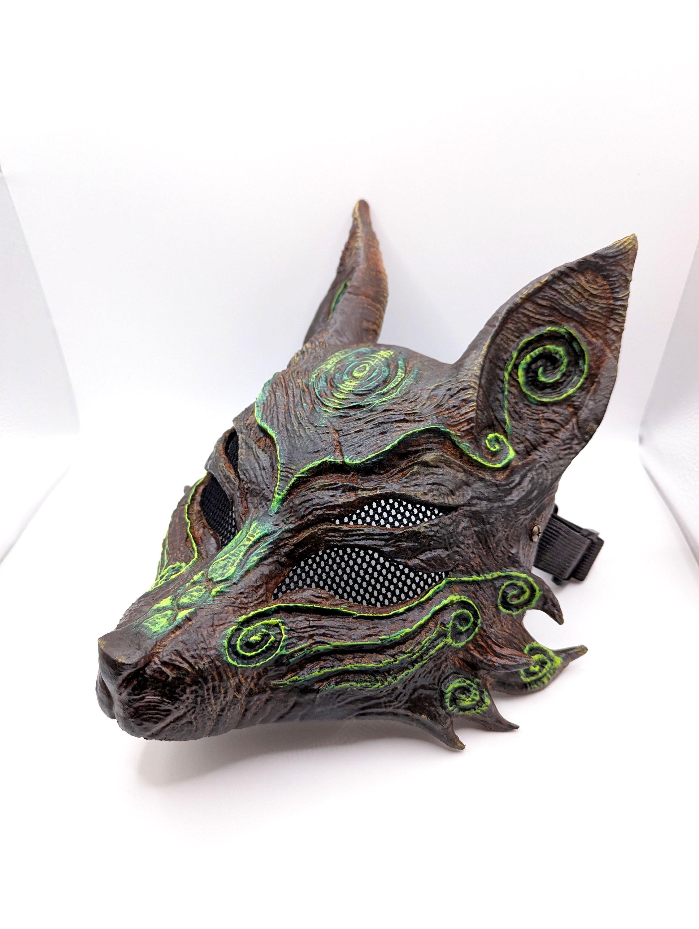 🎁TikTok Last Day Sale - 70% OFF🦊Faewood Fox Mask Compatible With Glasses🎭