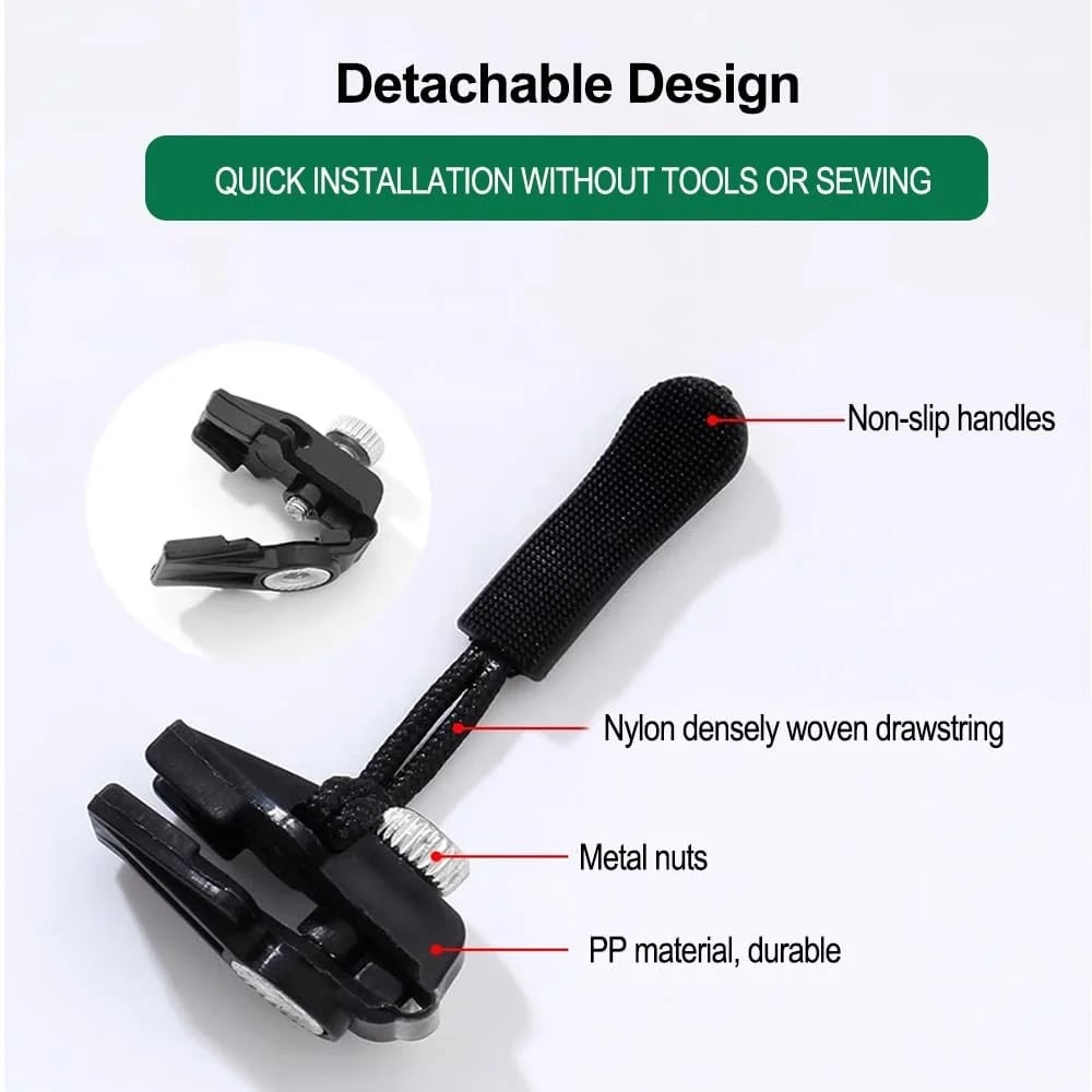 TikTok Last Day Promotion -60% OFF🎉Instant Fix Universal Zipper Puller