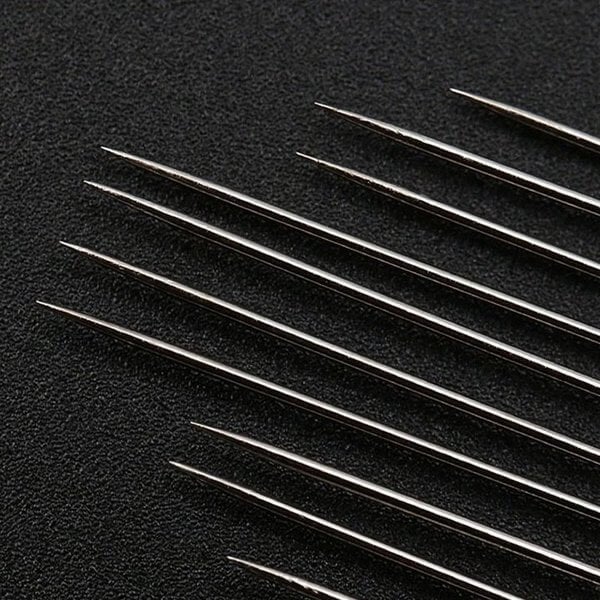 Self-threading Needles