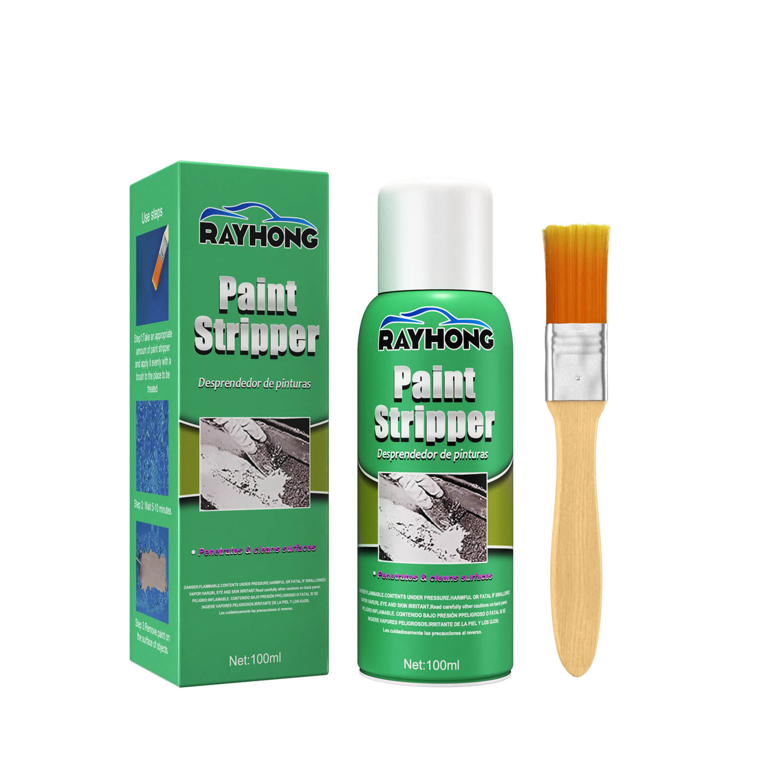 🔥Last Day Promotion 50% OFF🔥High-Efficiency Paint Remover(🎁Gift Free Brushes)