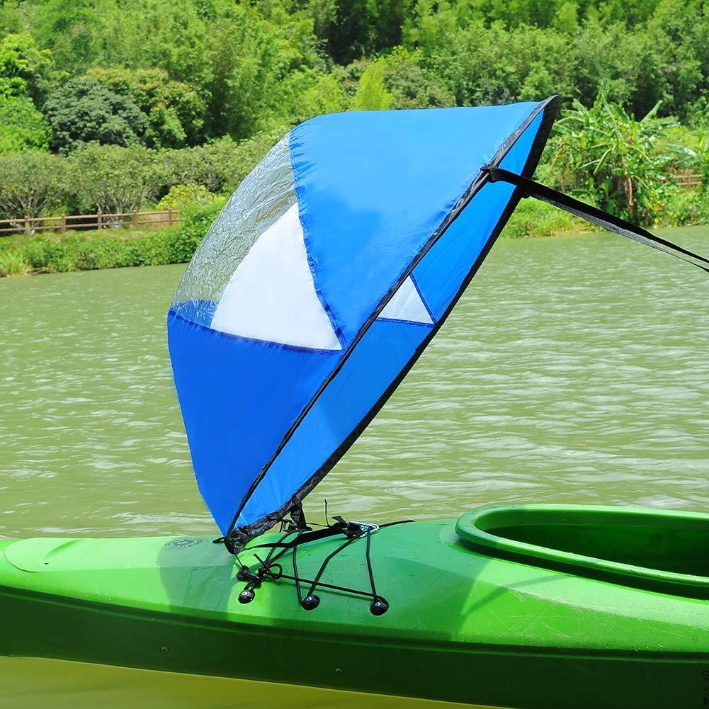 Foldable Kayak Wind Paddle -Rope can control direction