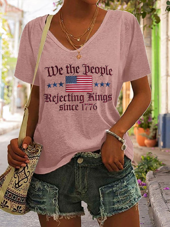 Women's Casual Fashion Fdt Print T-Shirt