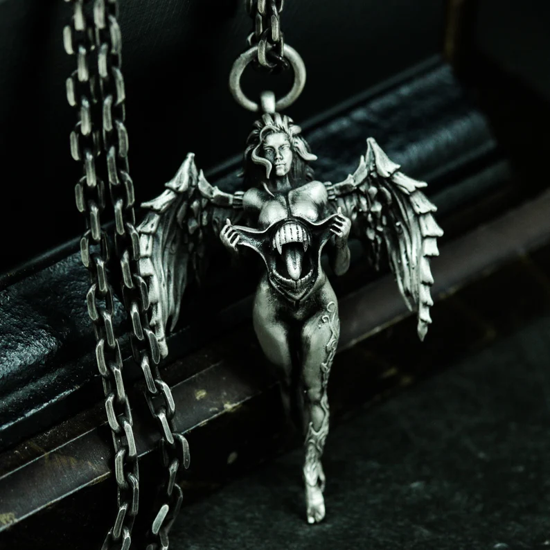 Succubus & Angel Pendant