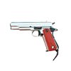 1:3 solid wood handle M1911 model alloy keychain