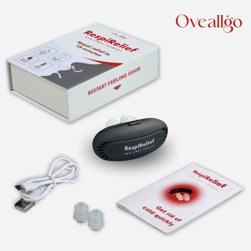 Last Day Promotion 70% OFF - 🔥RespiRelief Red Light Nasal Therapy Instrument