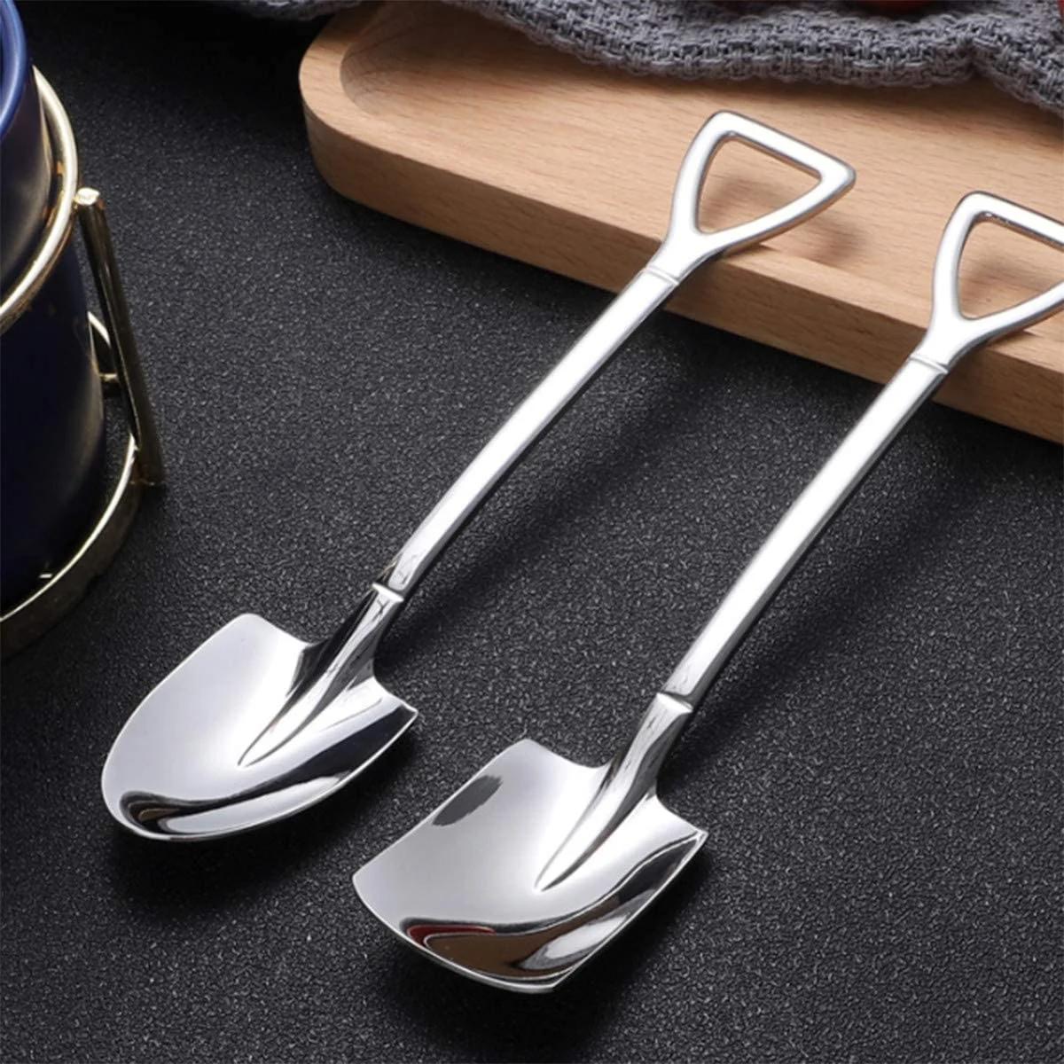 (🔥Last Day Promotion- SAVE 48% OFF) 2 Pcs Stainless Steel Shovel Spoon