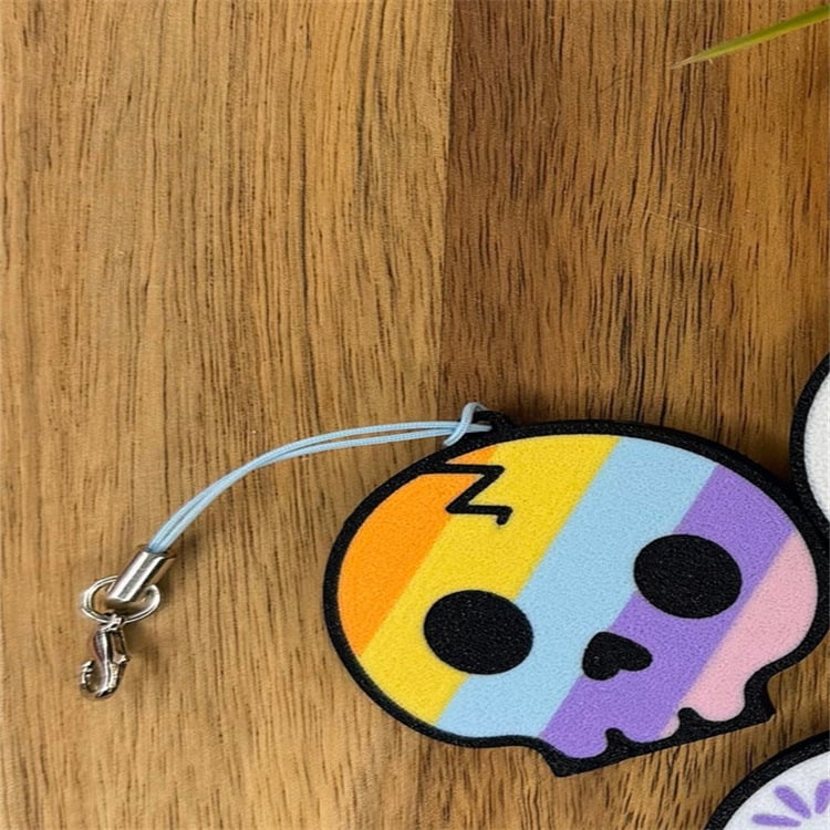 ✨2024 Spooky Skull Cute Soda Can Tab Opener with Keychain strap👻🔥