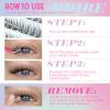 100Pcs Self Adhesive Lash Clusters, No glue, not bond needed!