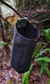 Rugged Waxed Foraging Pouch-Hip Pouch by Handmade