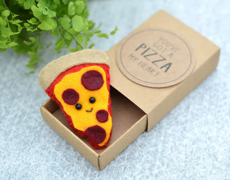 Felt Pizza Friendship Gift