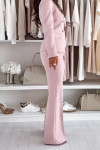 Women's Lapel Rhinestone Commuter Suit