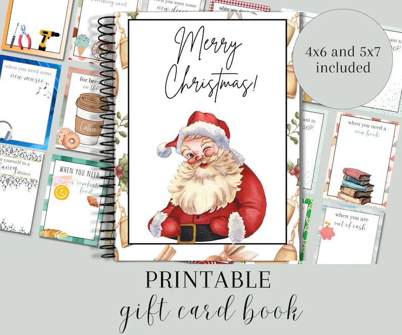 💥LAST DAY SALE 50% OFF💥Christmas Gift Card Book