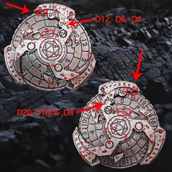 🔥Last Day Promotion 50% OFF🔥Metal Dice Spinner⚡BUY 2 FREE SHIPPING