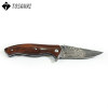 TOSAHWI HANDMADE Sandalwood Handle Forged steel Folding Blades-69544