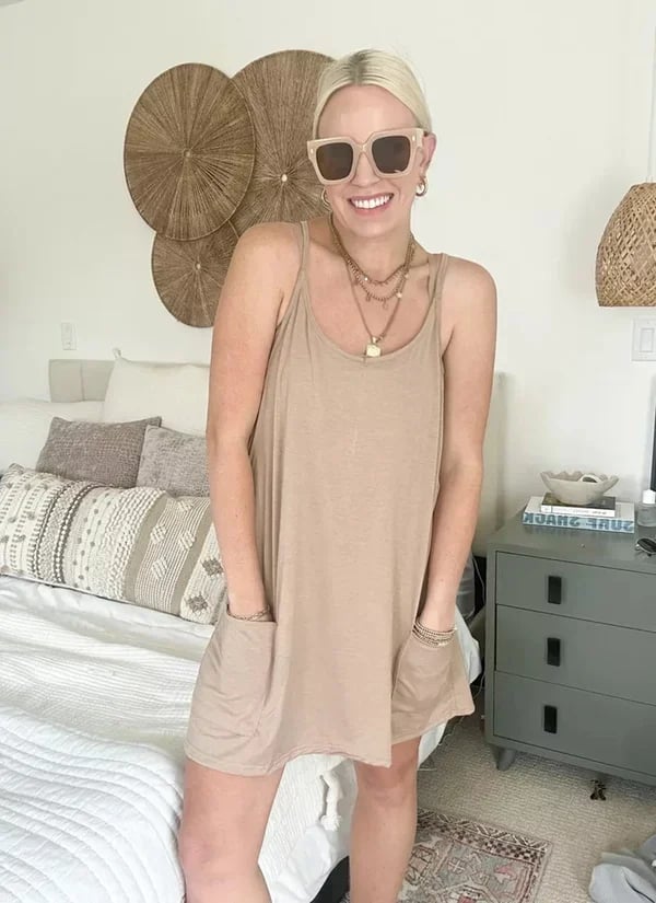 🏆Letzter Tag 70% Rabatt🔥 Ärmelloses Minikleid für den Sommer für Damen