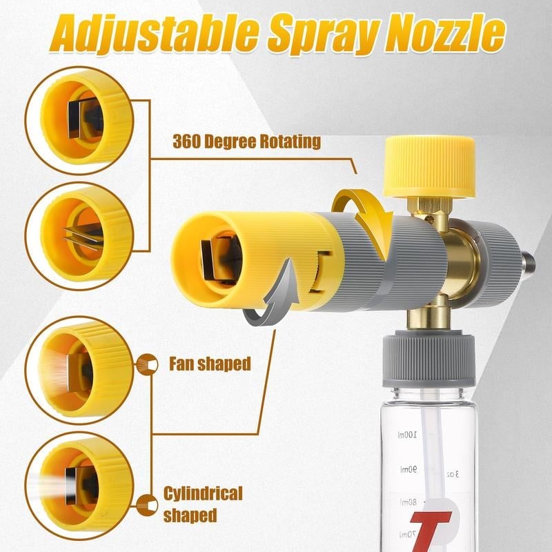 Last Day Promotion 70% OFF - 🔥2-in-1 High-Pressure Car Washer Nozzle Accessories⚡Buy 2 Get Free Shipping