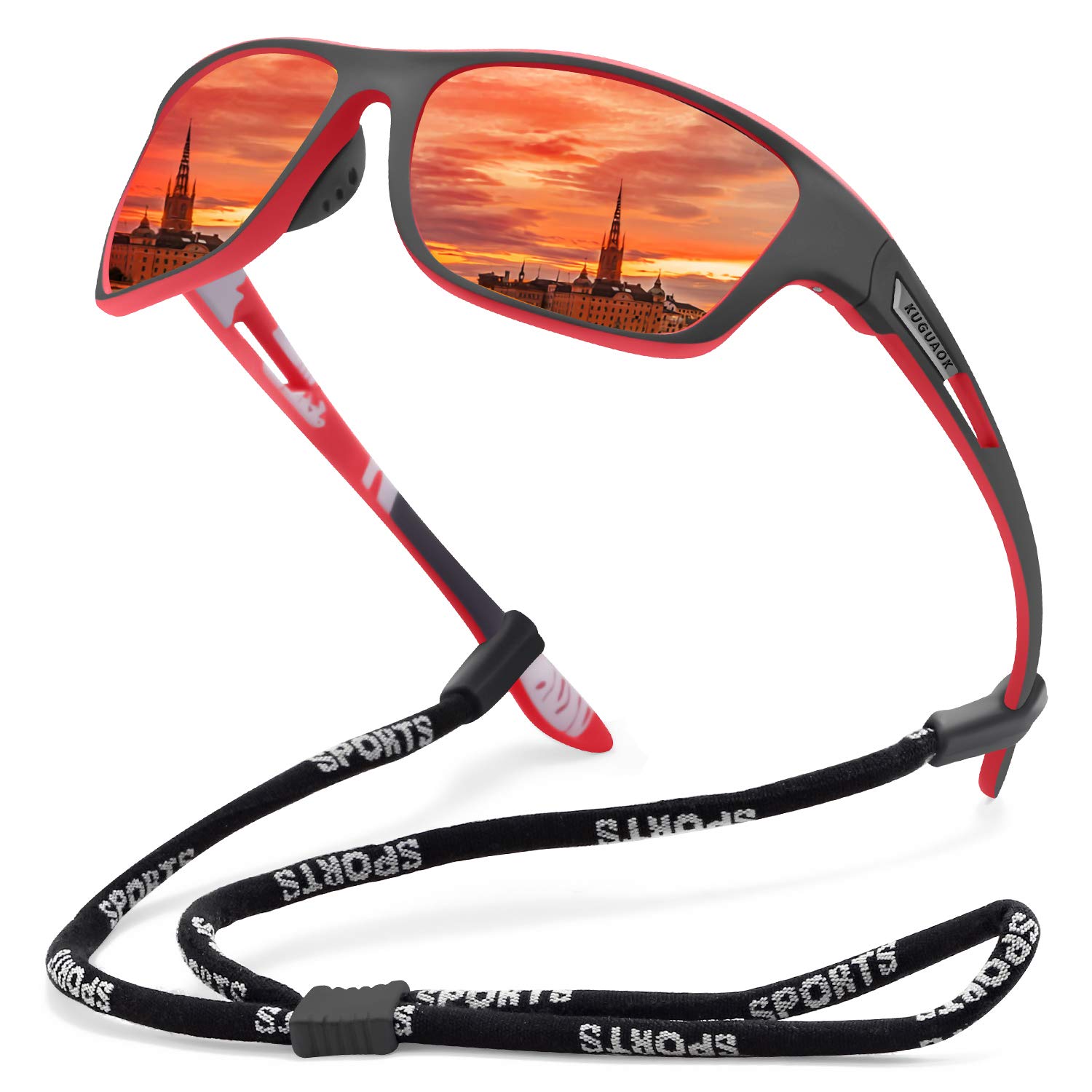 2023 Men's Outdoor Sports Sunglasses with Anti-glare Polarized Lens🎁Limited time promotion-gift sports glasses rope🎁