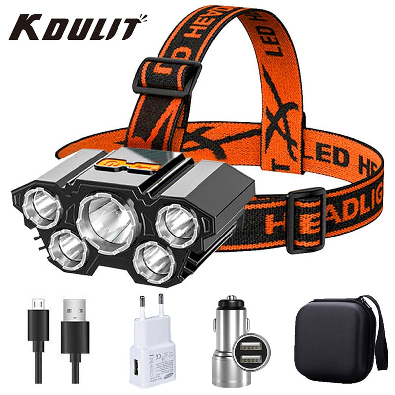 🎣 Summer Sale-30% OFF🐠USB Portable Headlamp