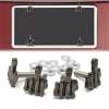 Universal finger license plate screw