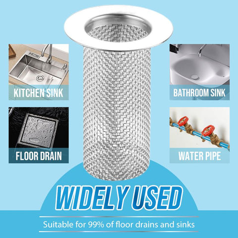 (🎄Christmas Promotion--48% OFF)Stainless Steel Floor Drain Filter Mesh Basket