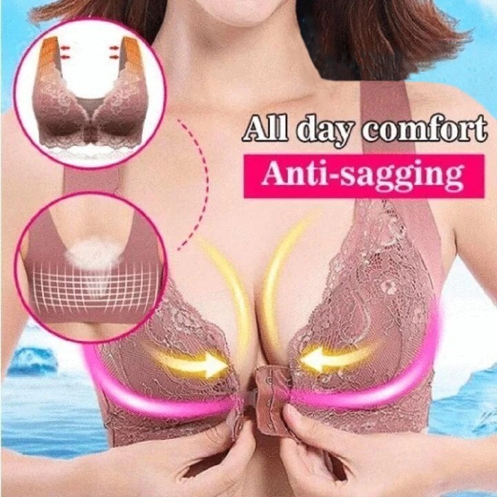 🔥HOT SALE 50% OFF🔥Bra For Women Front Closure 5D Beauty Back Sports Comfy Bra