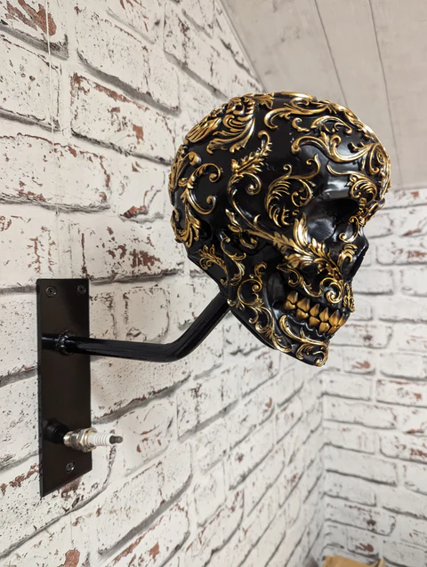 🔥LAST DAY SALE 49% OFF 🏴‍☠️Motorcycle helmet and jacket skull holder🔥BUY 2 FREE SHIPPING