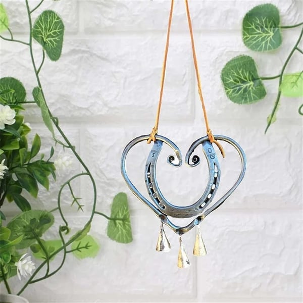 💖Handmade Lucky Love Wind Chime with Steel Nails