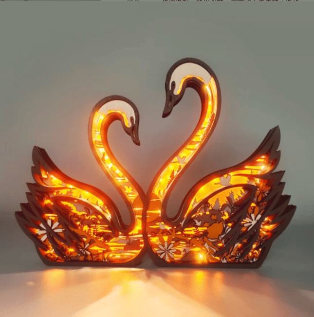 (🌲EARLY CHRISTMAS SALE - 50% OFF) ⭐3D WOODEN CARVING NIGHT LIGHT