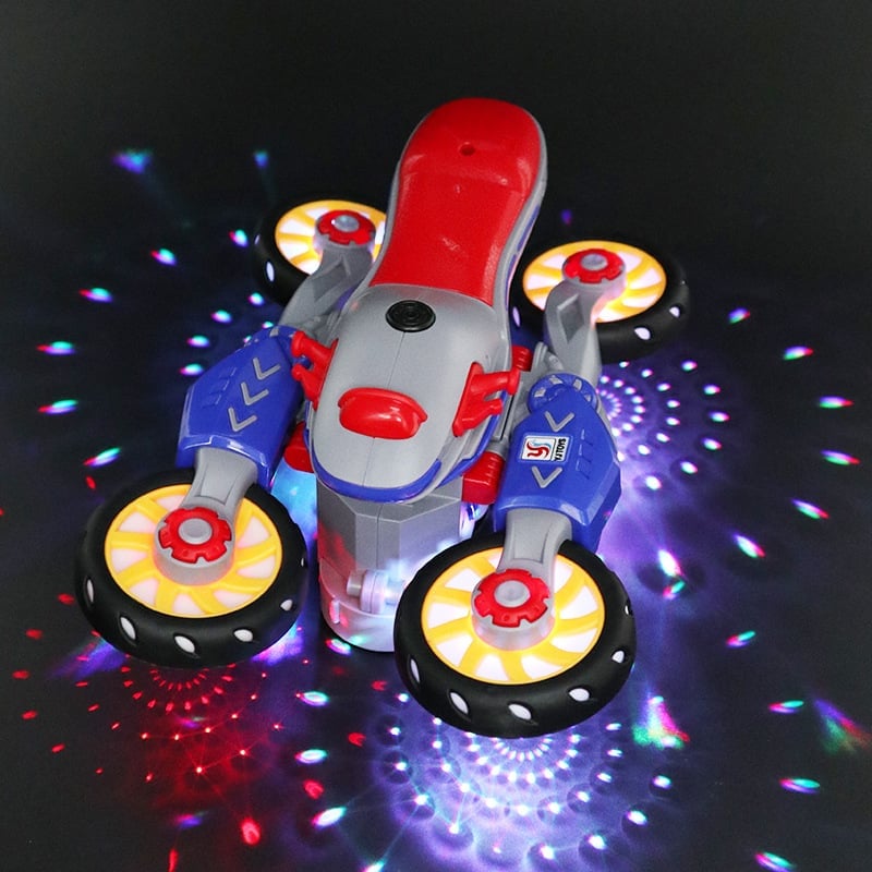 🔥Last Day Promotion 48% OFF-🎁-New Electric Light and Music Deformation Motorcycle