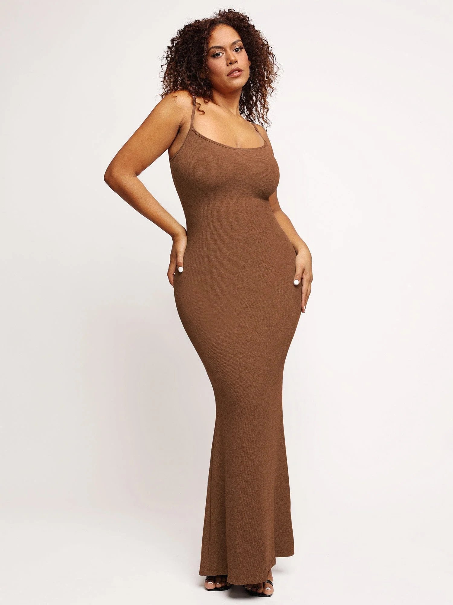 Built-in Shapewear Modal Soft Lounge Dresses