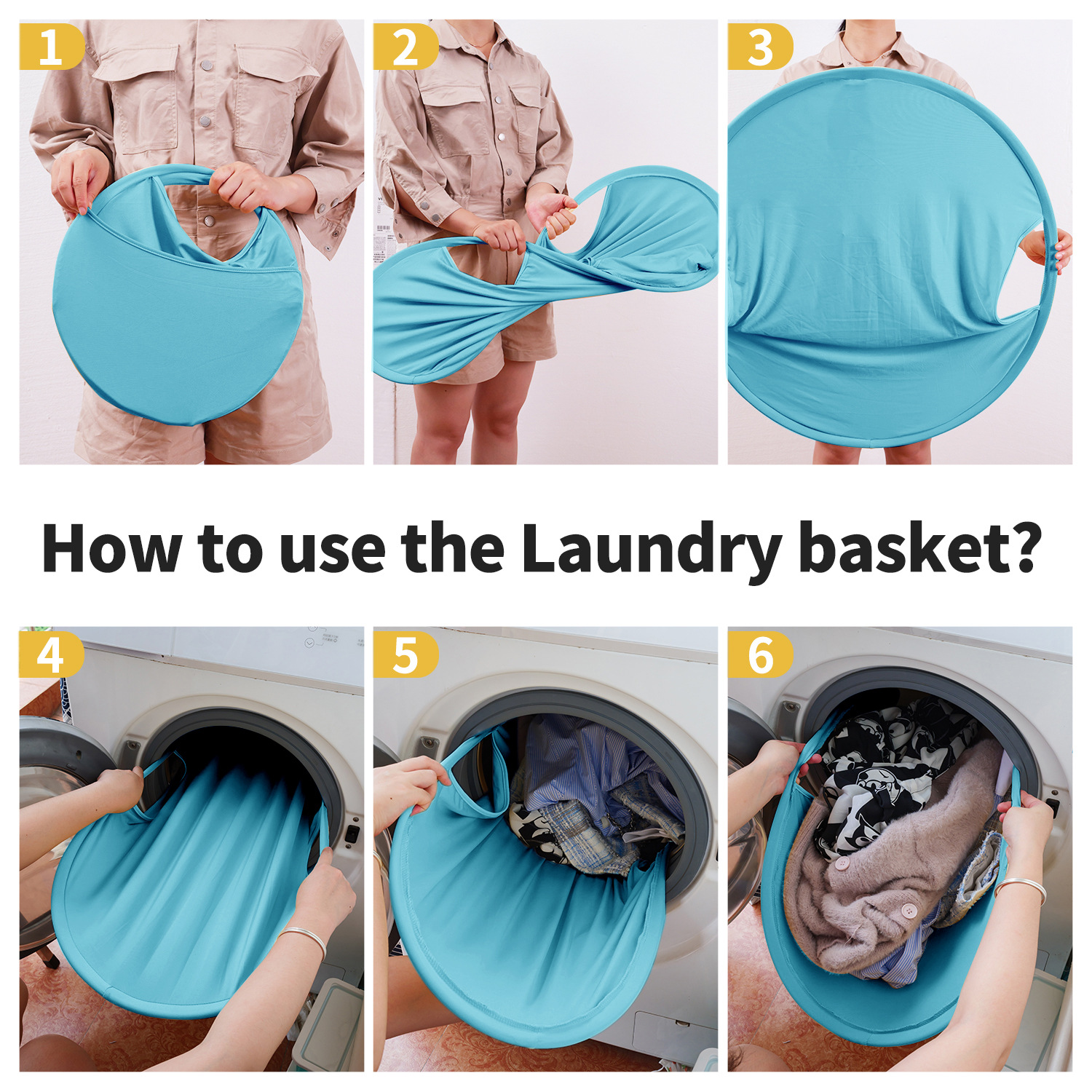 🔥Last Day Promotion - 50% OFF🎁-Collapsible Laundry Basket👕👔