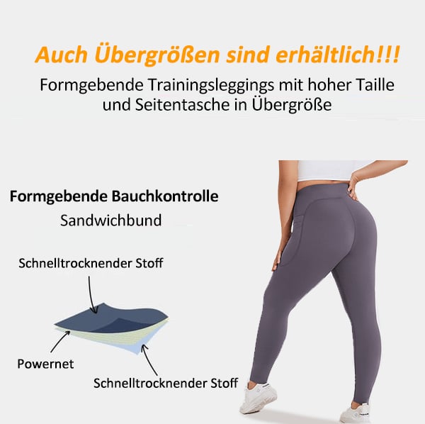 🏆️Letzter Tag 49% Rabatt🔥Formende Leggings mit hohem Bund
