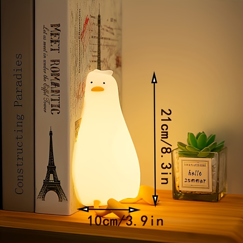 🔥Last Day Promotion 50% OFF -🎁-Squishy LED Duck Lamp🐤🐤 Touch-Activated