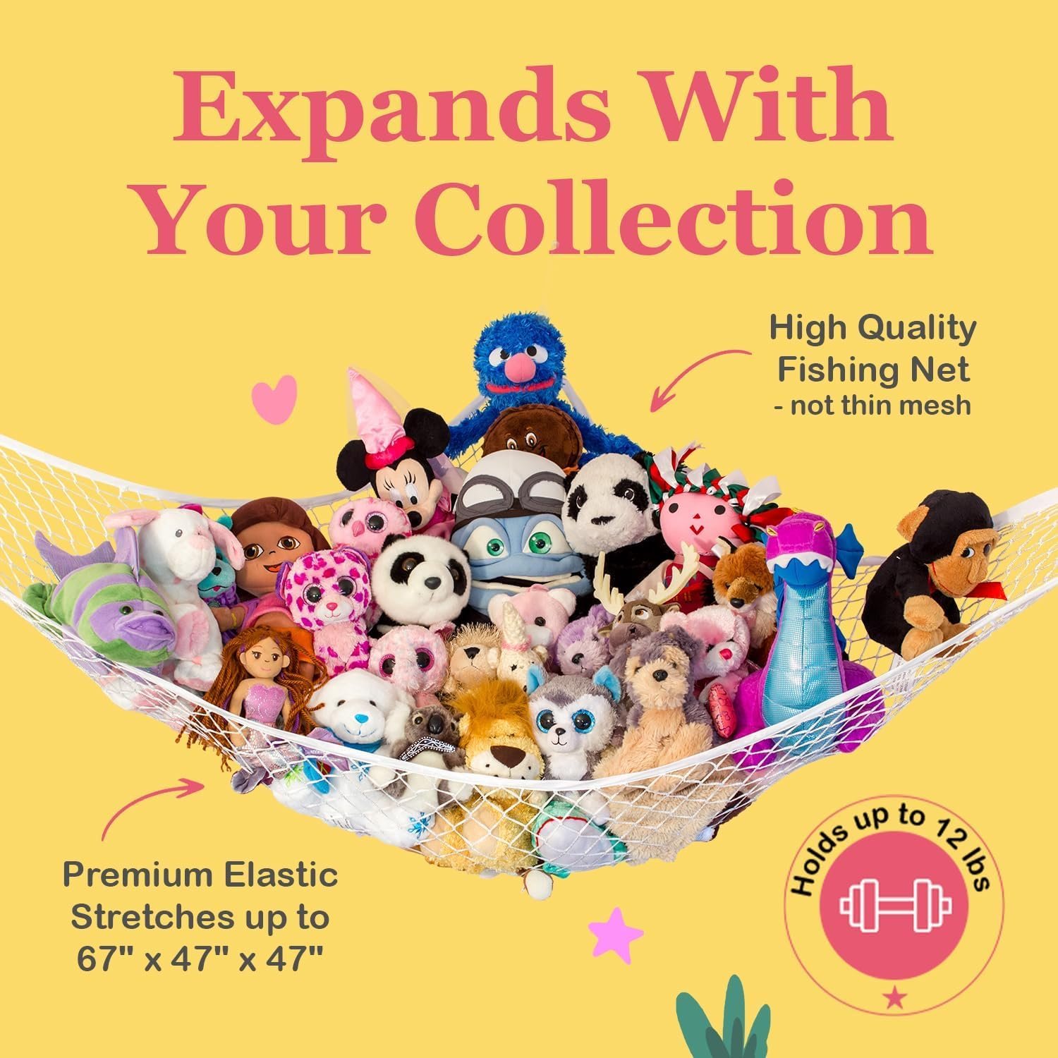 🎁TikTok Last Day Sale - 70% OFF🎉Stuffed Animal Hammock