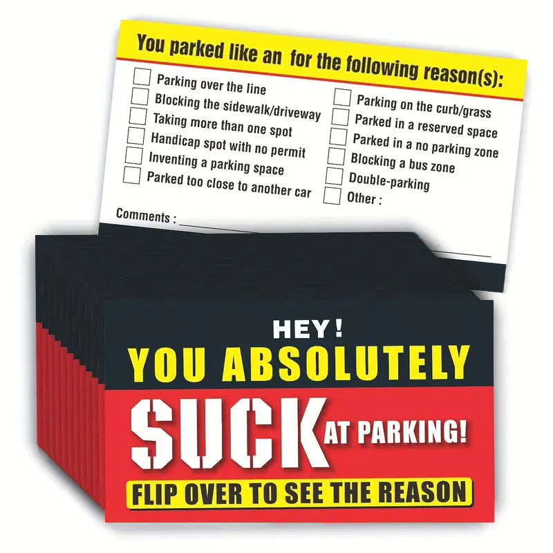 Stop Bad Parking Cards