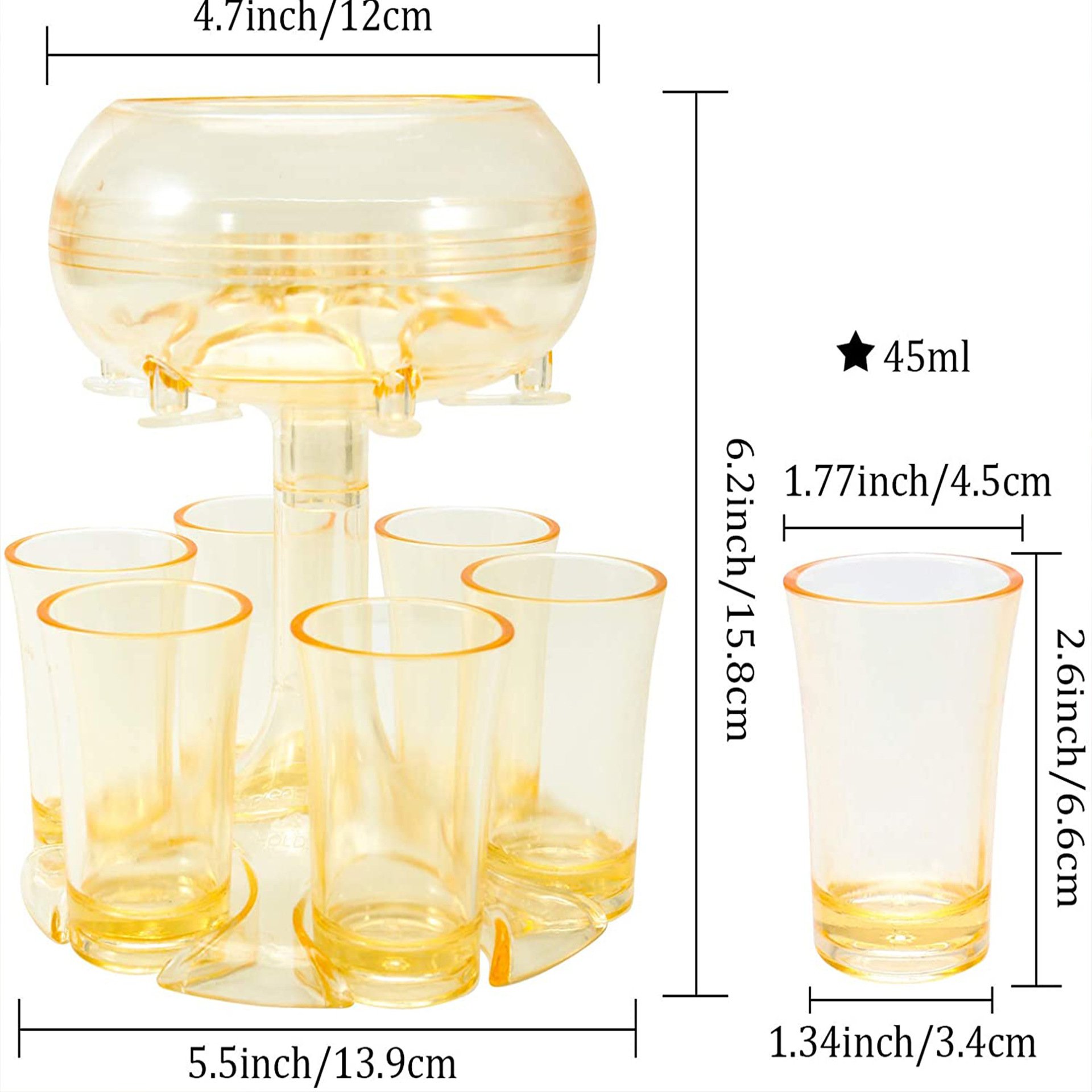 🥂New Year Sale 60% OFF🥂6 Shot Glass Dispenser and Holder - BUY 2 FREE SHIPPING