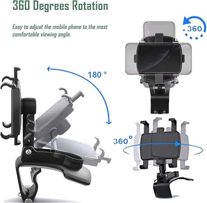 Last Day Promotion 70% OFF - 🔥1200 Degree Rotation Universal Car Dashboard Phone Holder